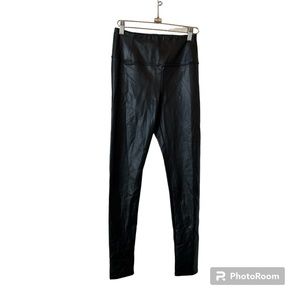 7 for All Mankind Faux Leather Leggings XS Black